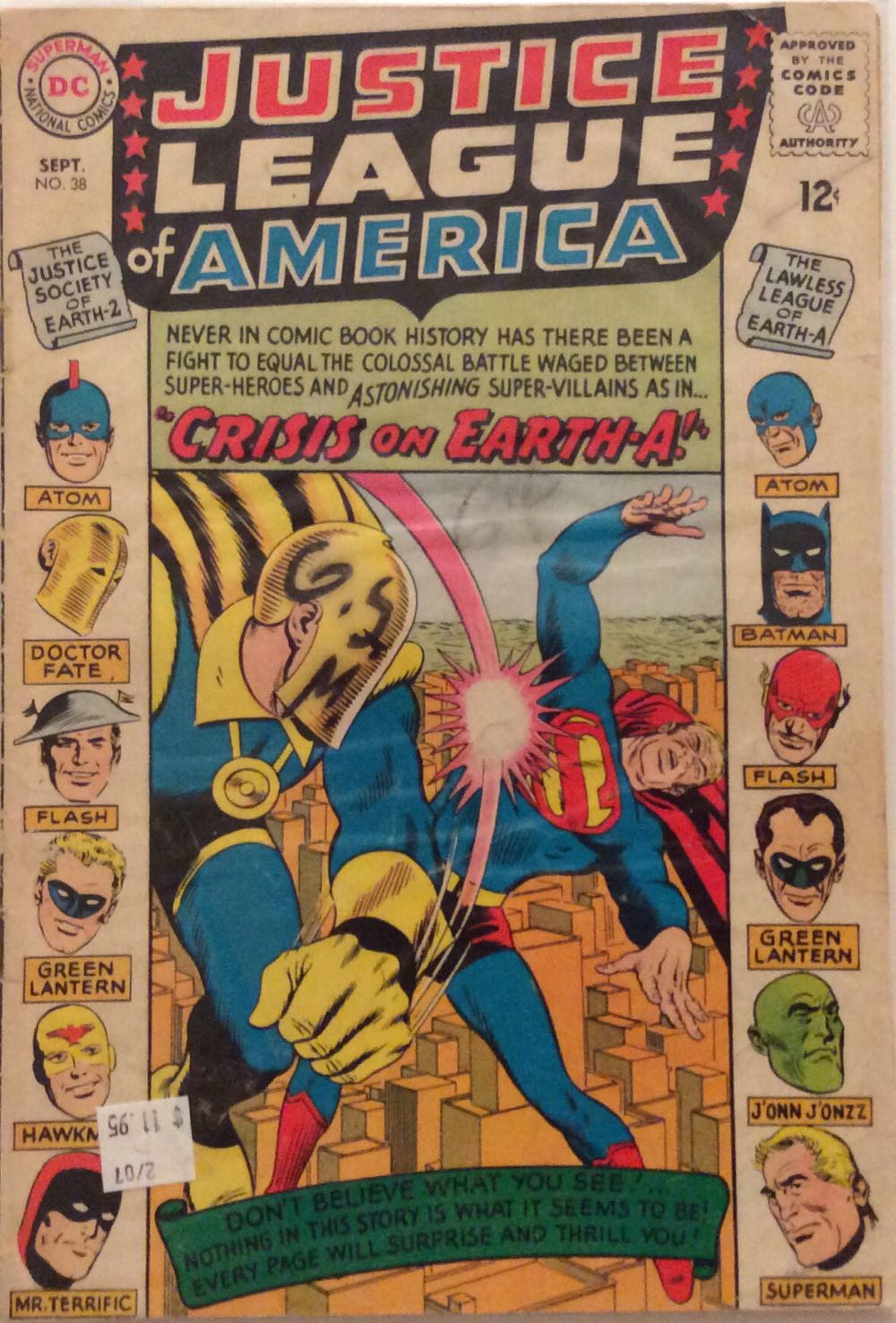 Justice League of America (1960) - DC Comics (38 - 09/1965) comic book collectible - Main Image 2