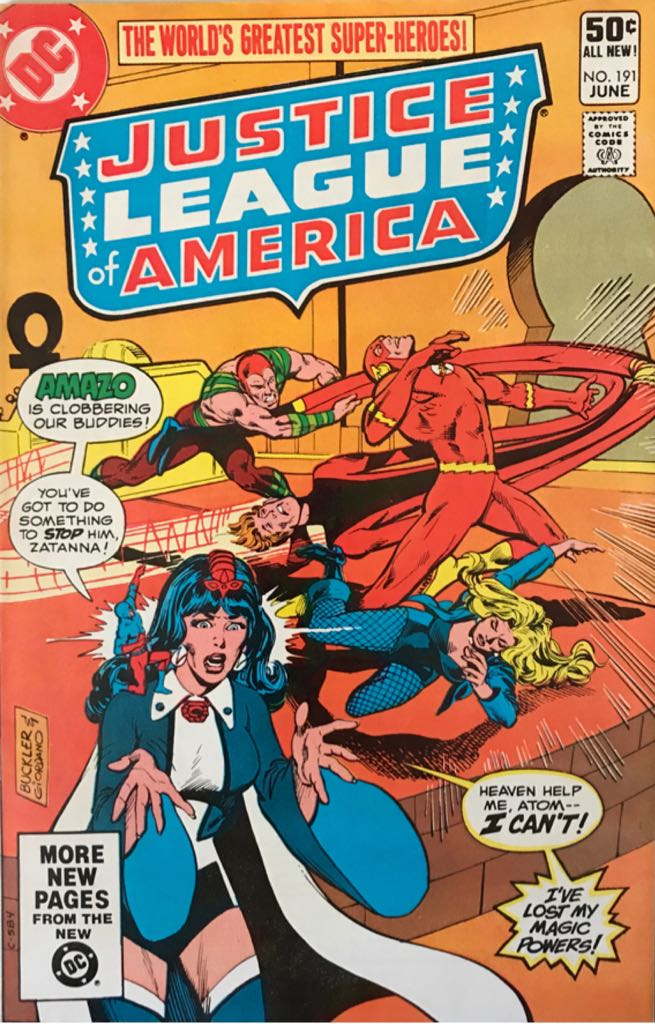 Justice League of America 191🎗️ - DC Comics (191 - 6/1/81) comic book collectible - Main Image 1