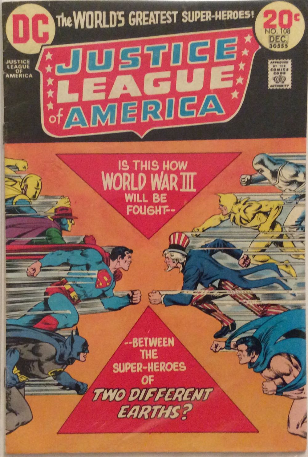 Justice League of America - DC (Detective Comics) (108 - Dec 1973) comic book collectible - Main Image 2