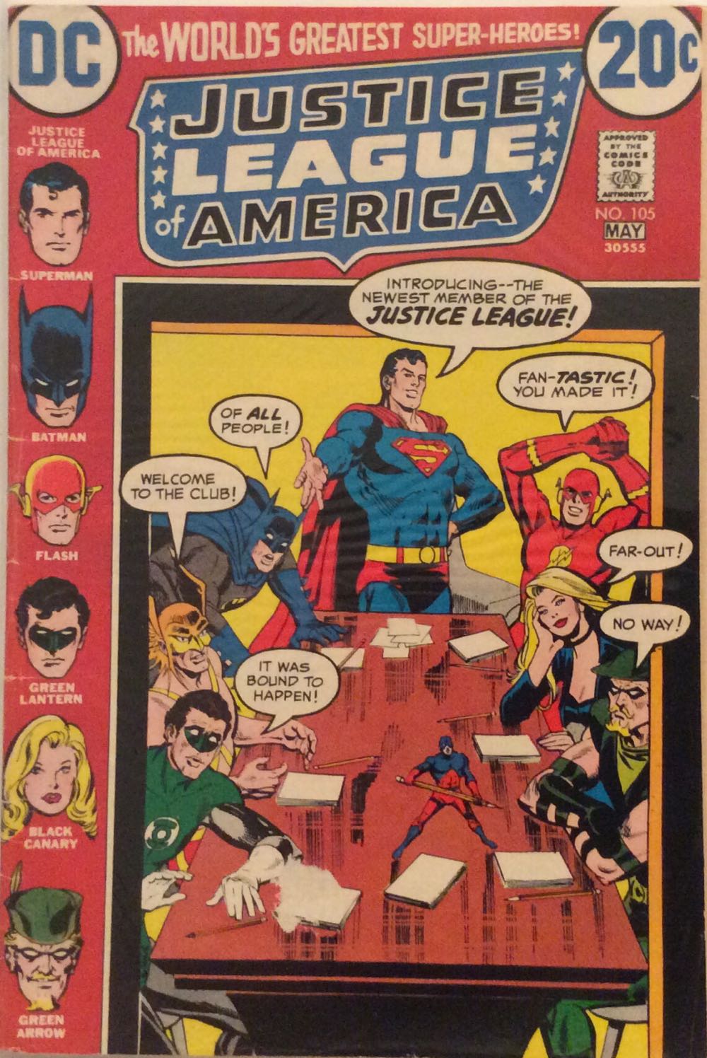 Justice League of America (1960) - DC Comics (105 - 05/1973) comic book collectible - Main Image 2