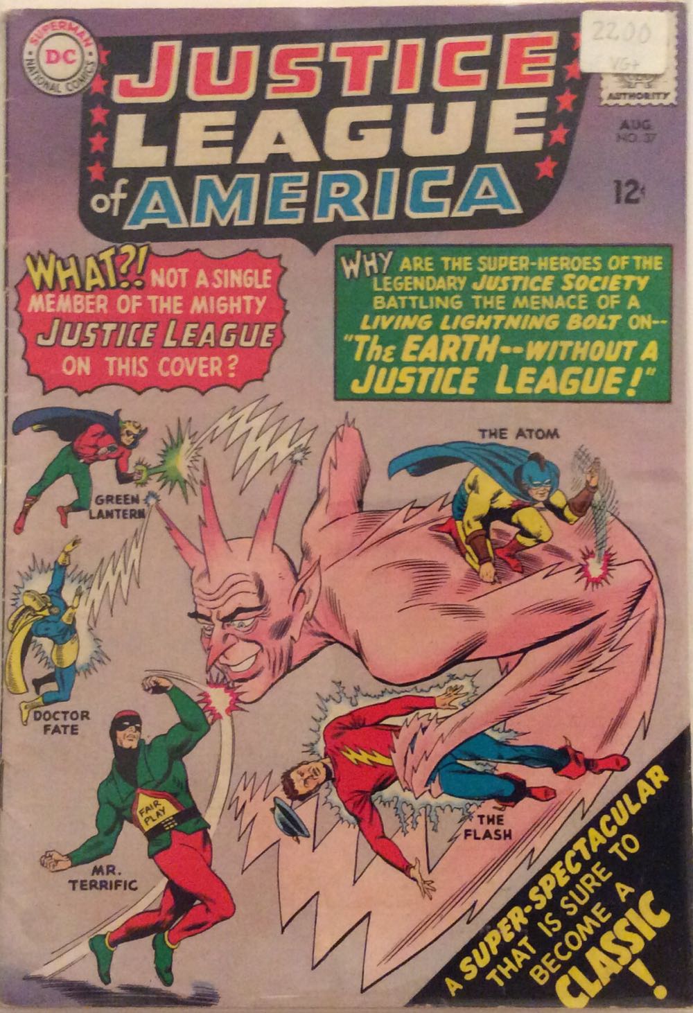 Justice League of America (1960) - DC Comics (37 - 08/1965) comic book collectible - Main Image 2