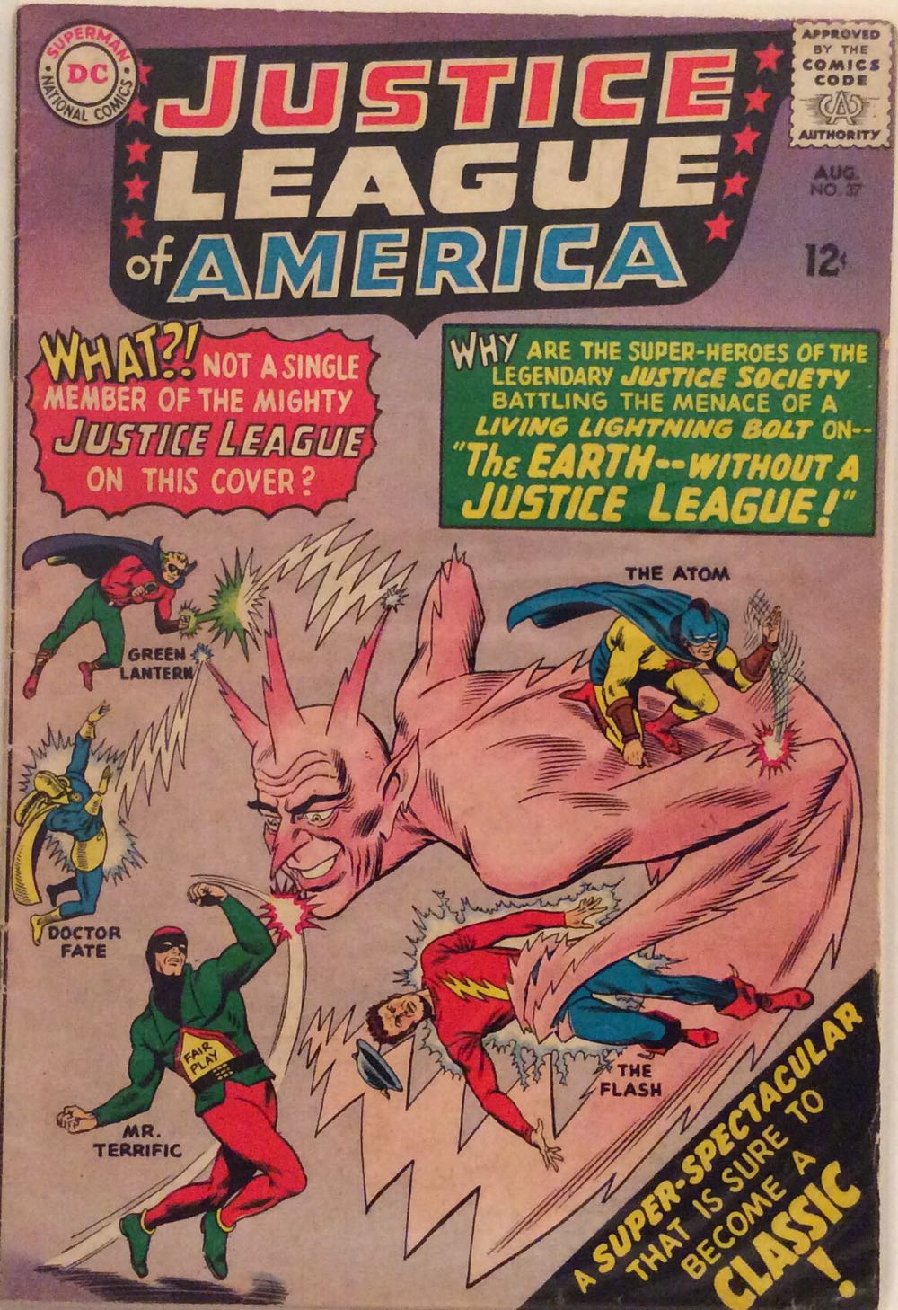Justice League of America (1960) - DC Comics (37 - 08/1965) comic book collectible - Main Image 3