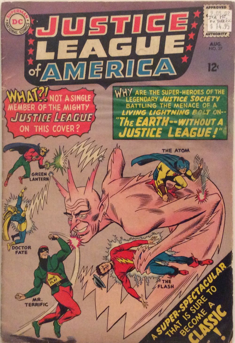 Justice League of America (1960) - DC Comics (37 - 08/1965) comic book collectible - Main Image 4