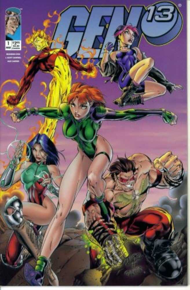 Gen 13 - Image Comics (1 - Mar 1995) comic book collectible [Barcode 761941255385] - Main Image 2