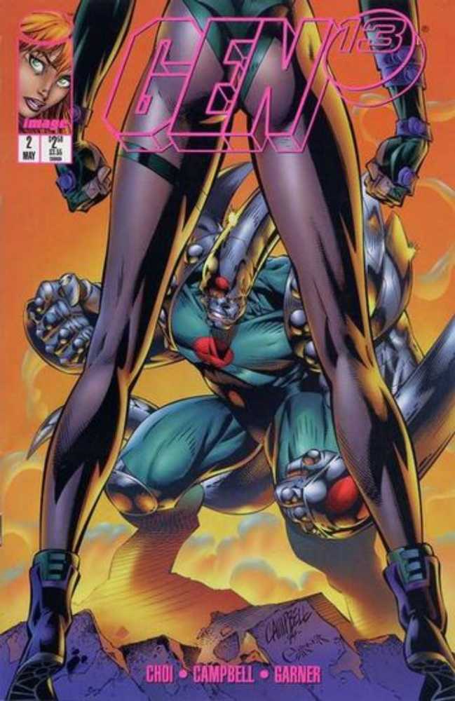Gen 13 (Vol. 2) - Image Comics (2 - May 1995) comic book collectible [Barcode 761941255385] - Main Image 2