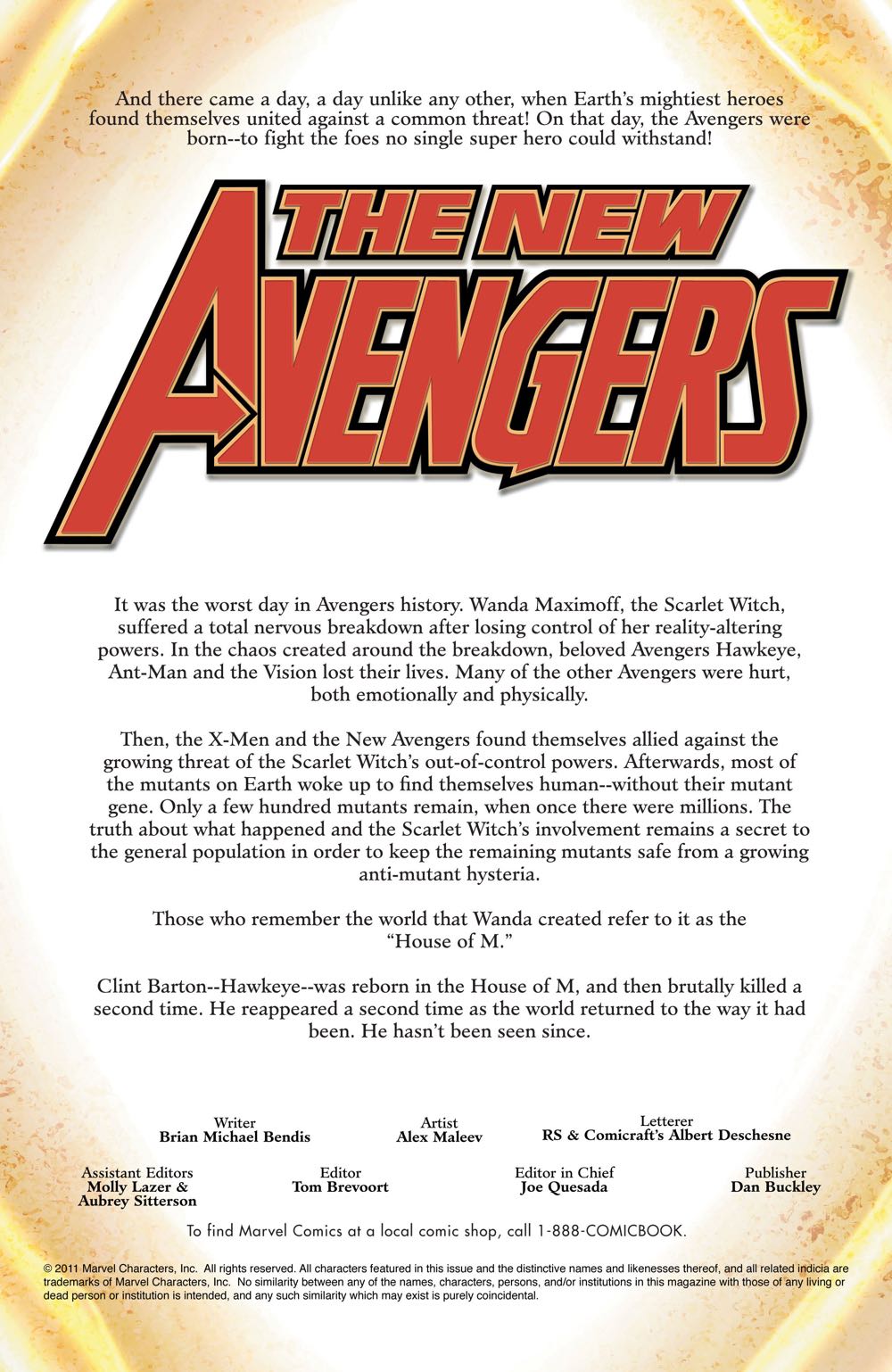 New Avengers - Marvel Comics (26 - Jan 2007) comic book collectible [Barcode 759606055470] - Main Image 2