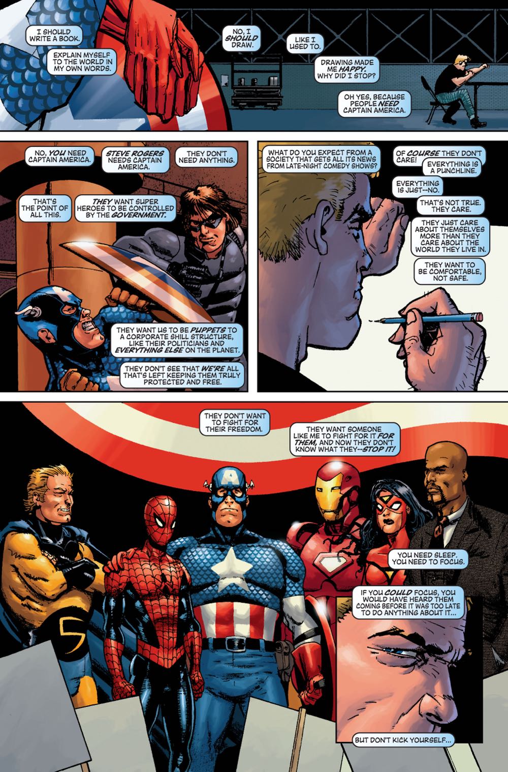 New Avengers - Marvel Comics (21 - 08/2006) comic book collectible [Barcode 759606055470] - Main Image 3