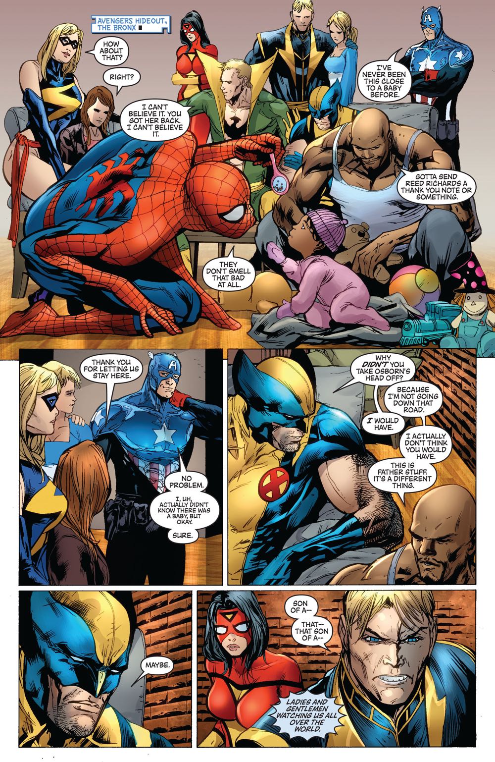 New Avengers - Marvel Comics (49 - Mar 2009) comic book collectible [Barcode 759606055470] - Main Image 4