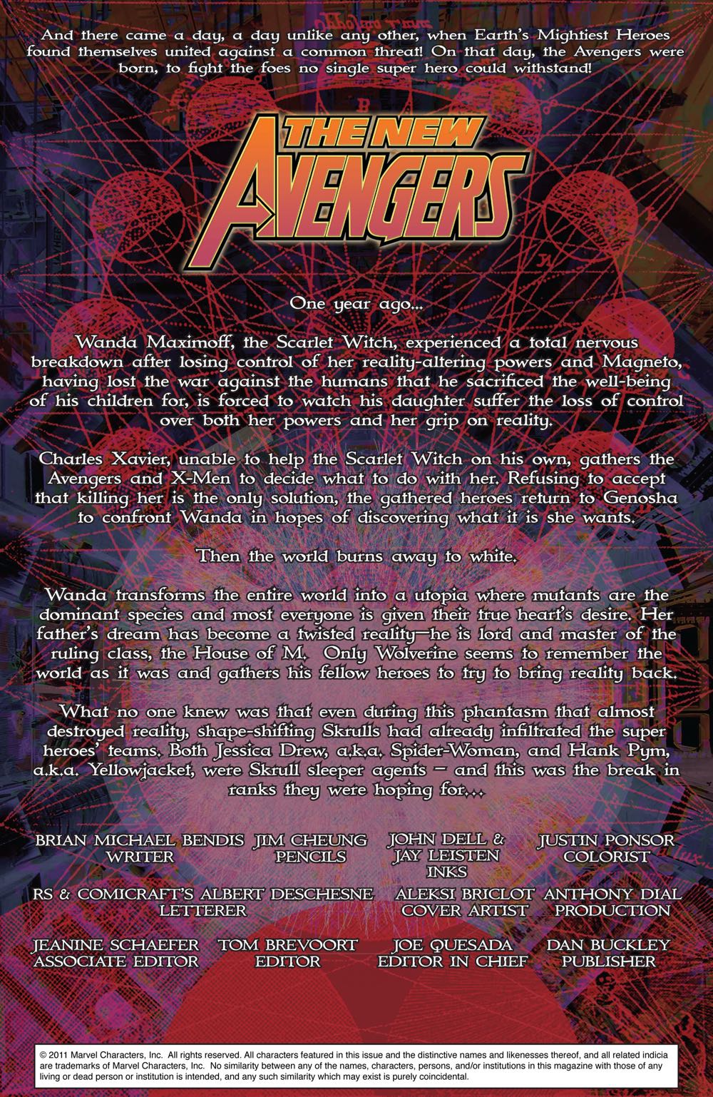 New Avengers - Marval Comics (45 - Nov 2008) comic book collectible [Barcode 759606055470] - Main Image 2