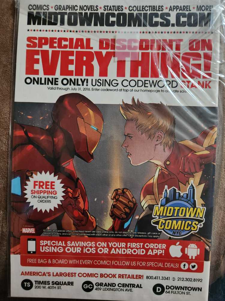 New Avengers (2015) - Marvel (14 - Sep 2016) comic book collectible [Barcode 75960608352701411] - Main Image 2