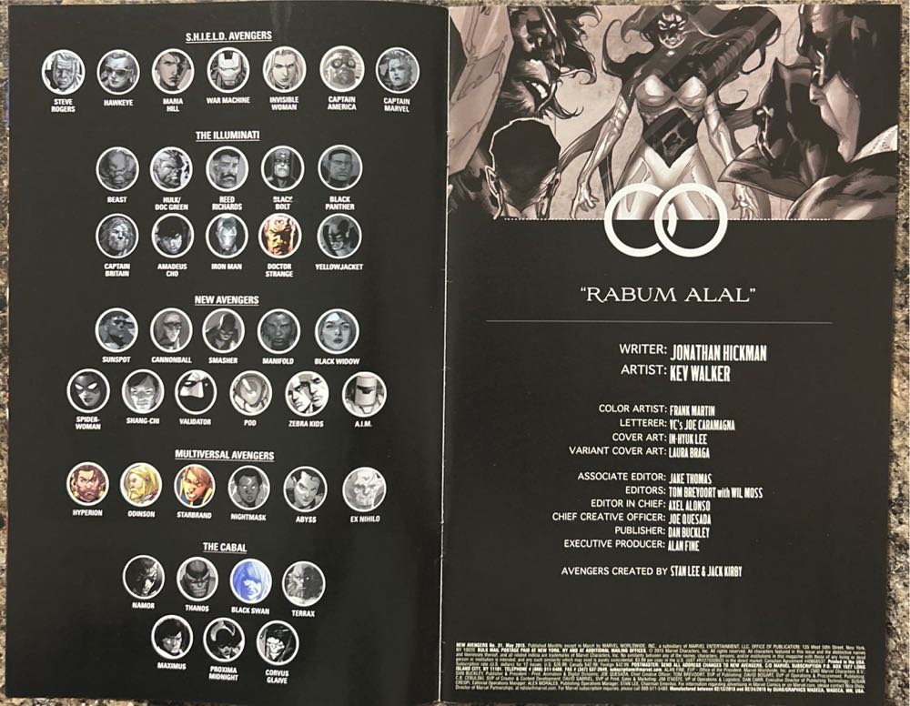 New Avengers - Marvel Comics (31 - May 2015) comic book collectible [Barcode 75960607910003111] - Main Image 3