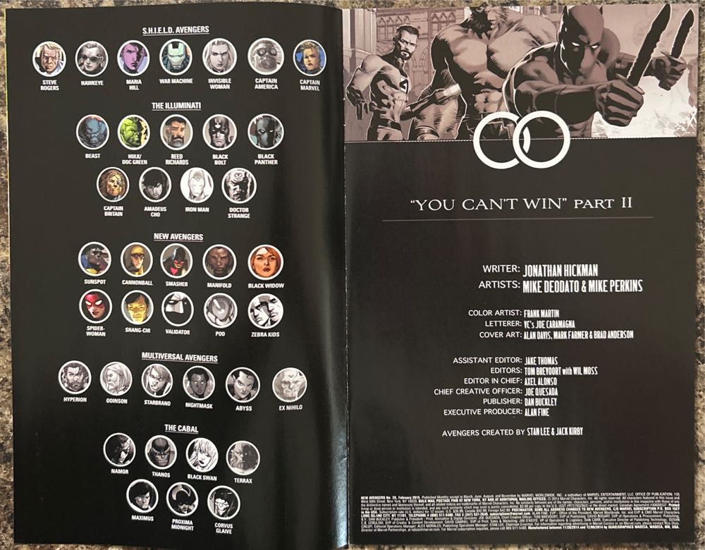 The New Avengers - Marvel Comics (28 - Feb 2015) comic book collectible [Barcode 75960607910002811] - Main Image 3