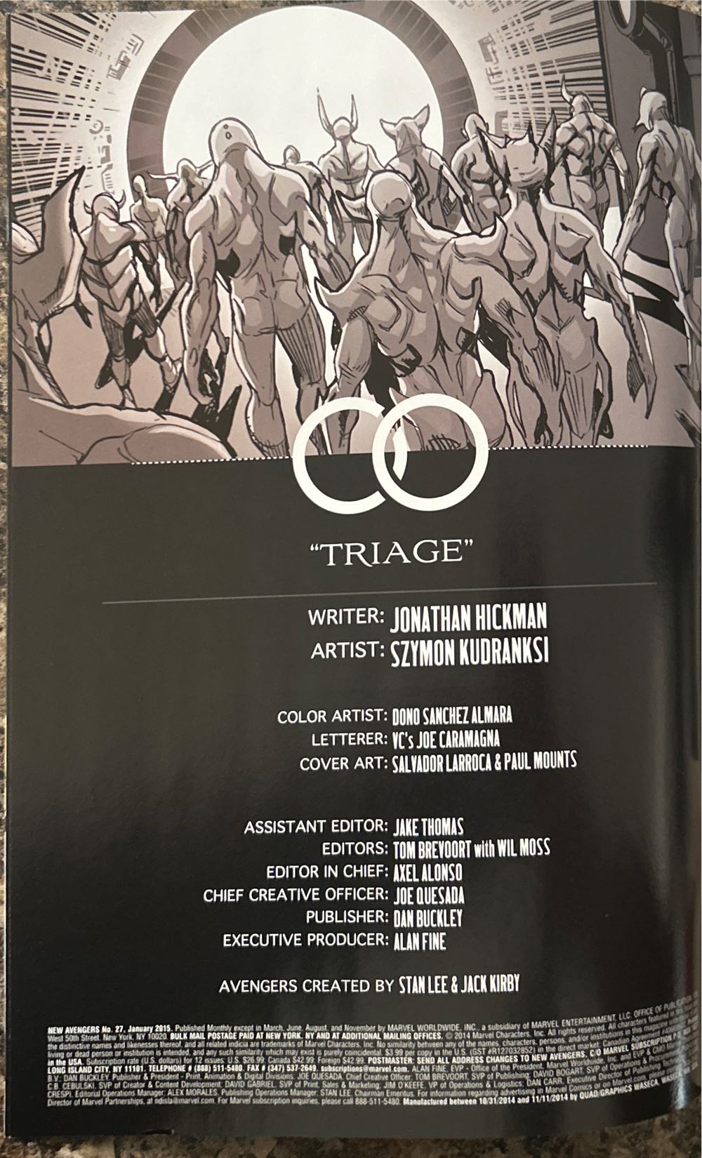 New Avengers - Marvel Comics (27 - Jan 2015) comic book collectible [Barcode 75960607910002711] - Main Image 4