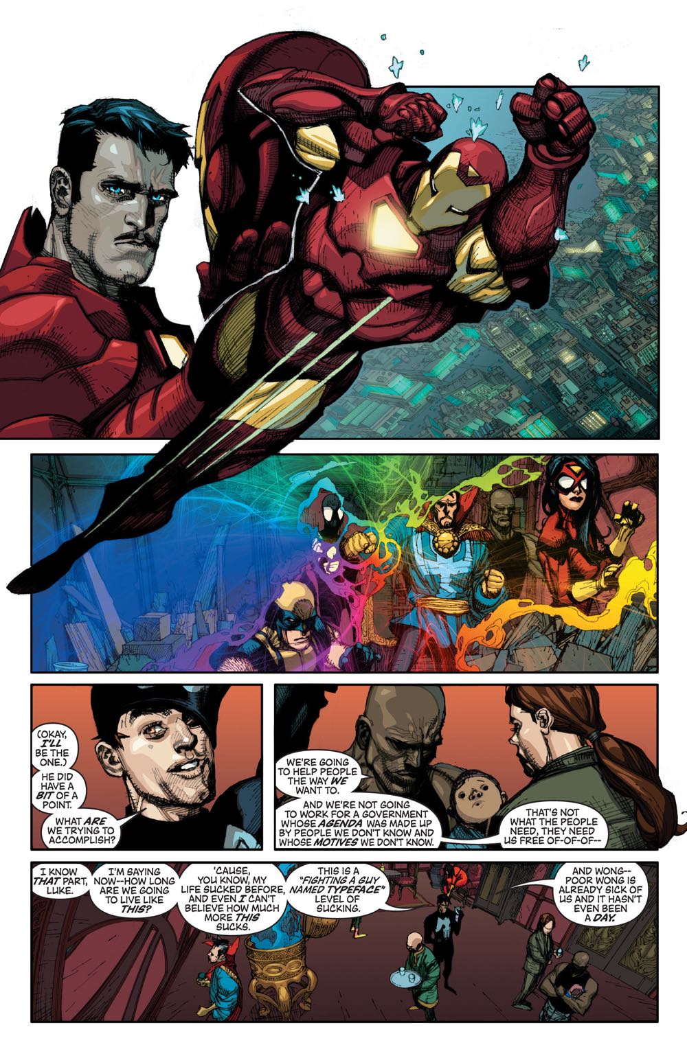 New Avengers - Marvel Comics (30 - Jul 2007) comic book collectible [Barcode 759606055470] - Main Image 3