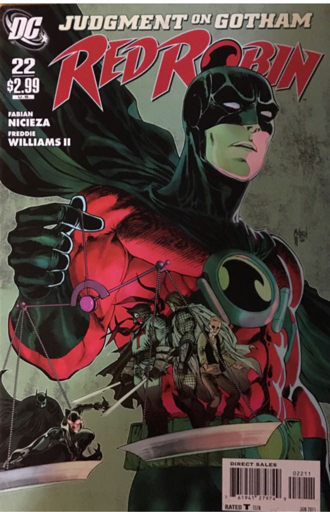 Red Robin - DC (22 - Jun 2011) comic book collectible [Barcode 76194127974902211] - Main Image 1