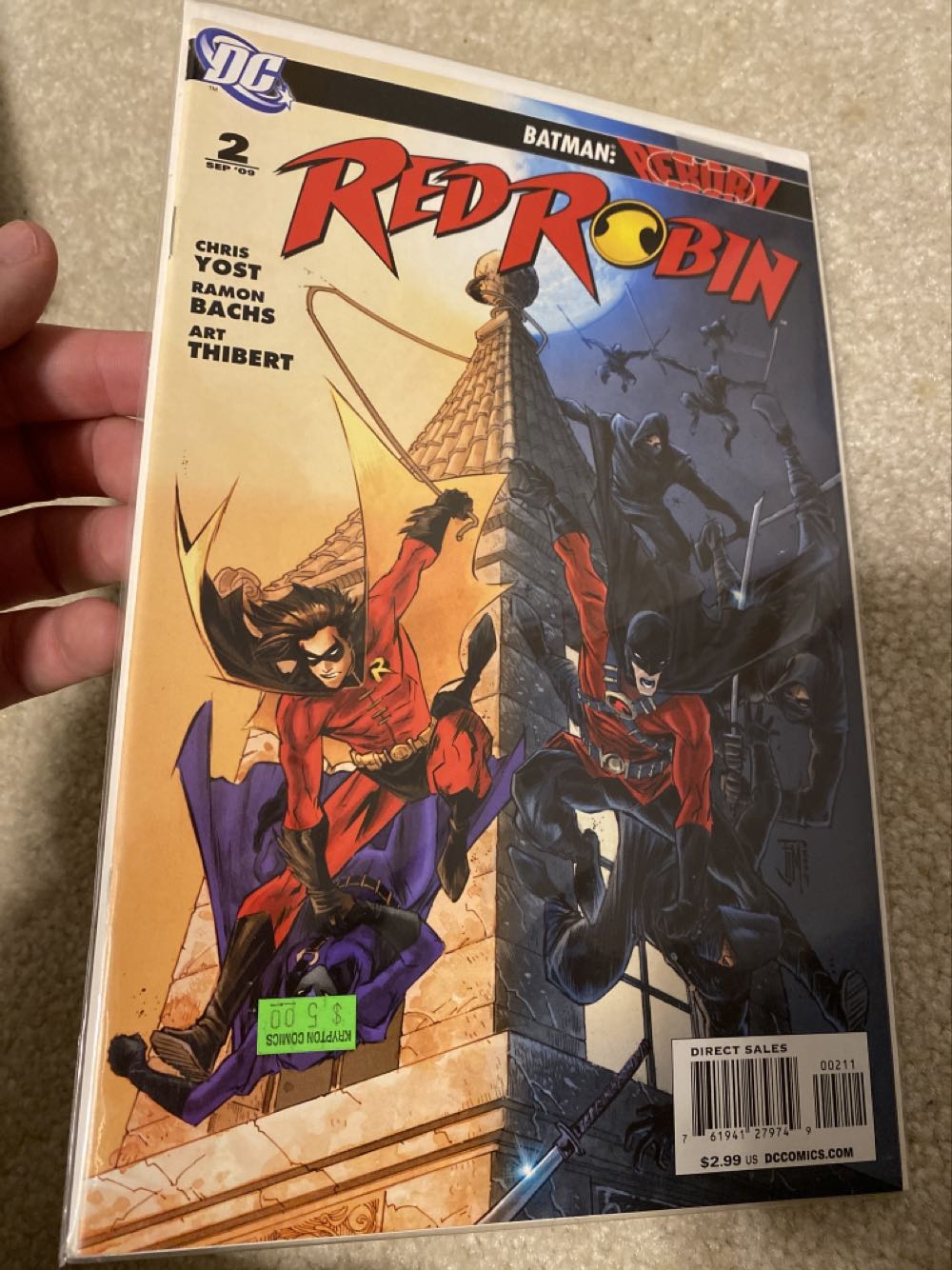 Red Robin - DC Comics (2 - Sep 2009) comic book collectible [Barcode 76194127974900211] - Main Image 2