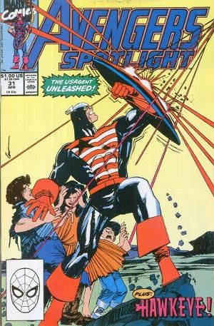Avengers Spotlight 31 - Marvel Comics (31 - Apr 1990) comic book collectible [Barcode 75960605845704911] - Main Image 1