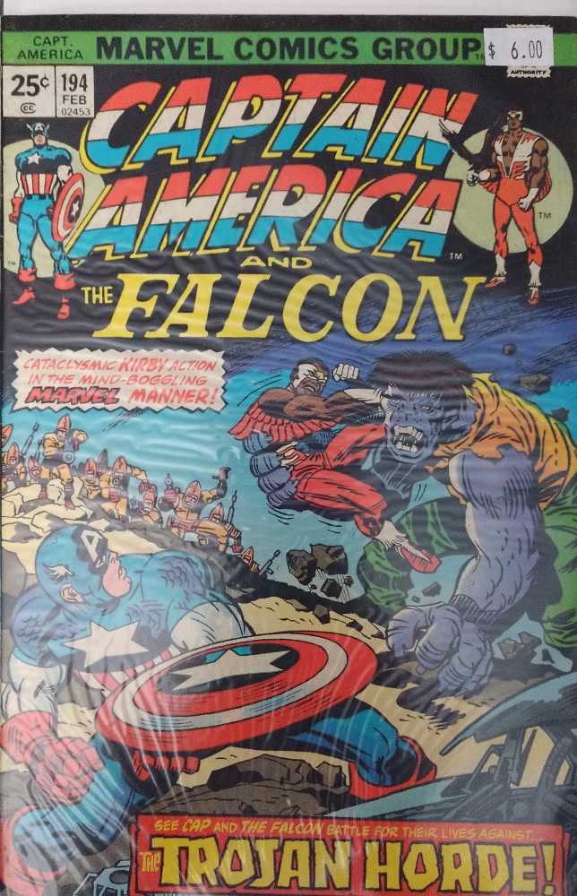 Captain America (1968) - Marvel Comics (194 - Feb 1976) comic book collectible [Barcode 9780785117261] - Main Image 3