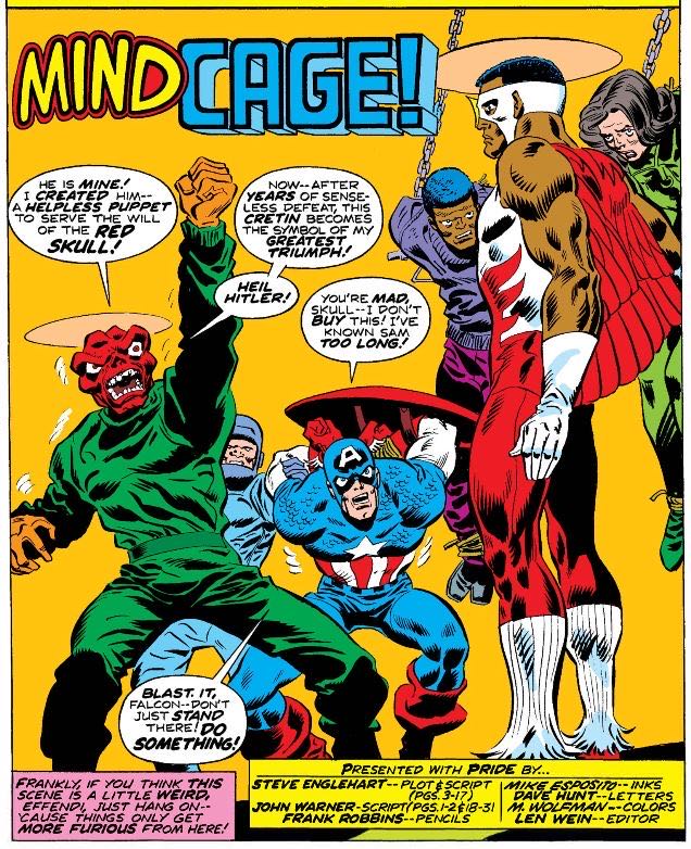 Captain America - Marvel (185 - 05/1975) comic book collectible [Barcode 9780785117261] - Main Image 2