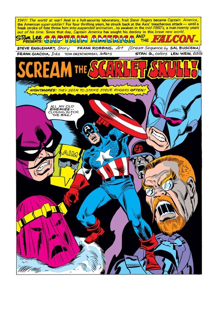 Captain America - Marvel (185 - 05/1975) comic book collectible [Barcode 9780785117261] - Main Image 3