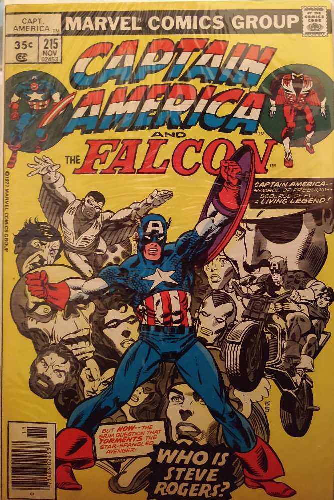 Captain America And The Falcon - Marvel Comics Group (215 - Nov 1977) comic book collectible [Barcode 07148602453888] - Main Image 2