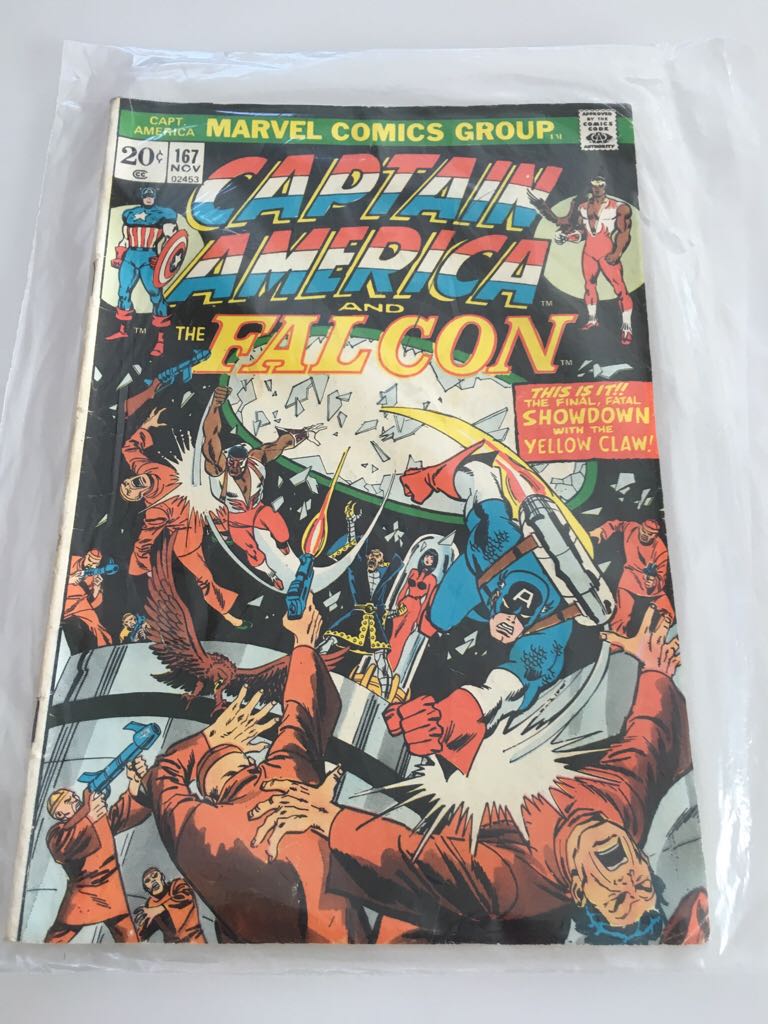 Captain America And The Falcon - Marvel Comics (167 - Nov 1973) comic book collectible - Main Image 1