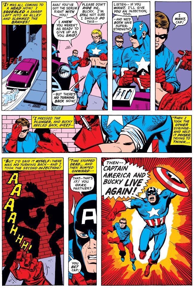 Captain America 155 - Marvel Comics (155 - 11/1972) comic book collectible [Barcode 75960605511101311] - Main Image 3