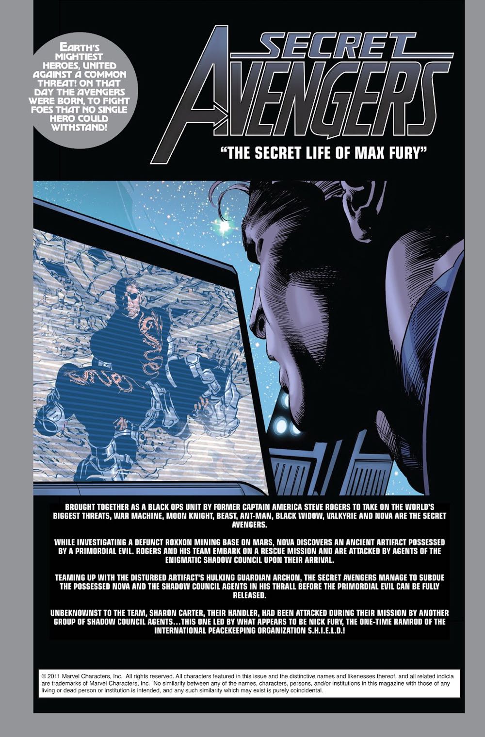 Secret Avengers - Marvel.com (5 - 11/2010) comic book collectible [Barcode 759606070145] - Main Image 2