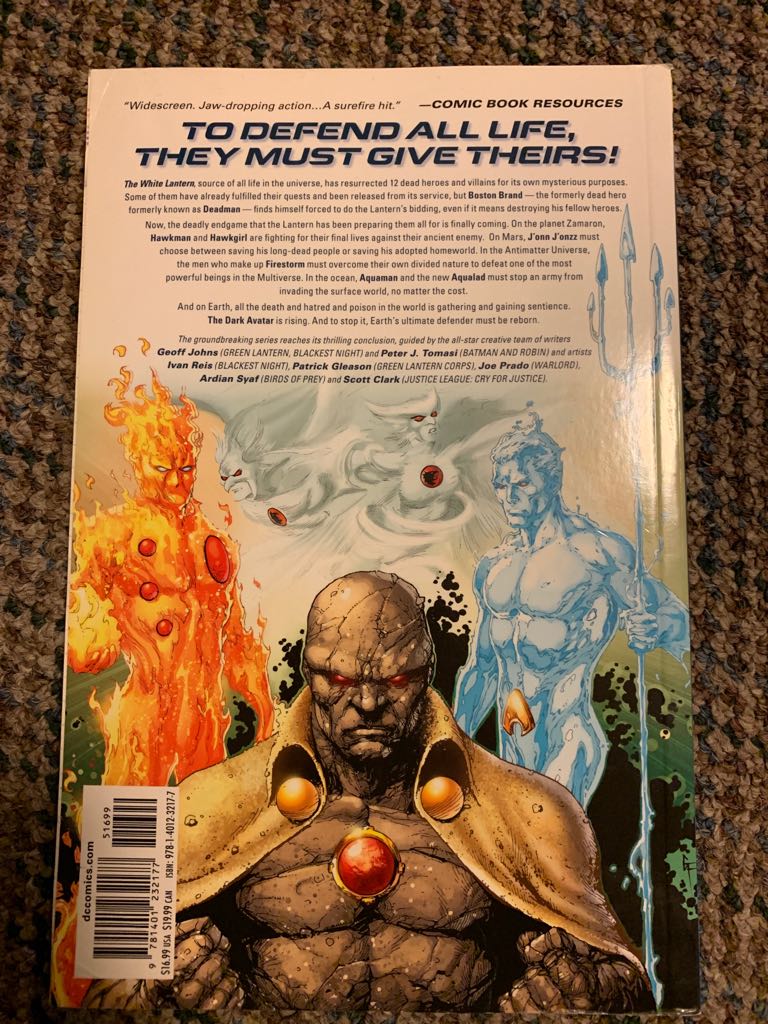 Brightest Day Vol. 3 - DC Comics (1724) comic book collectible [Barcode 9781401232177] - Main Image 2