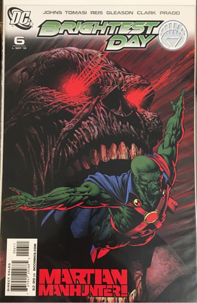 Brightest Day - DC Comics (6 - Sep 2010) comic book collectible [Barcode 76194129288500611] - Main Image 1