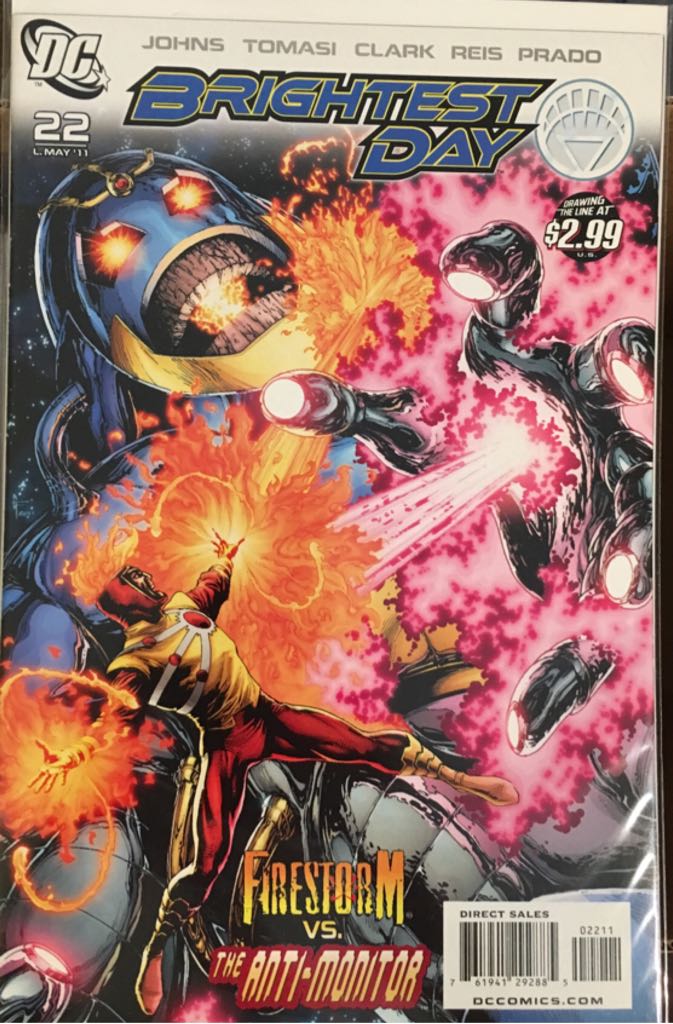 Brightest Day - DC Comics (22 - May 2011) comic book collectible [Barcode 76194129288502211] - Main Image 1