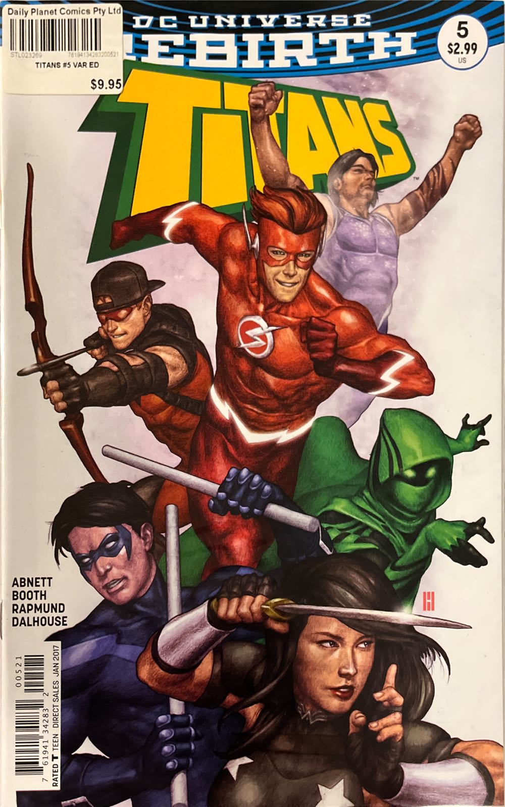 Titans V3 - DC Comics (5 - Jan 2017) comic book collectible [Barcode 76194134283200511] - Main Image 2