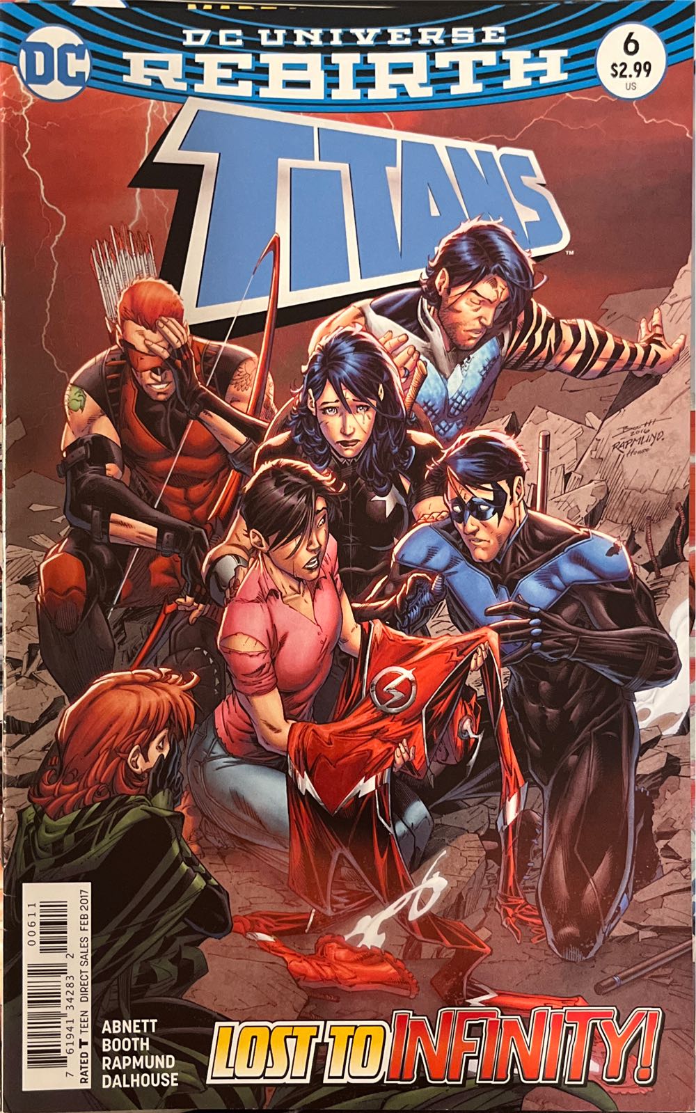 Titans V3 - DC (6) comic book collectible [Barcode 76194134283200621] - Main Image 2