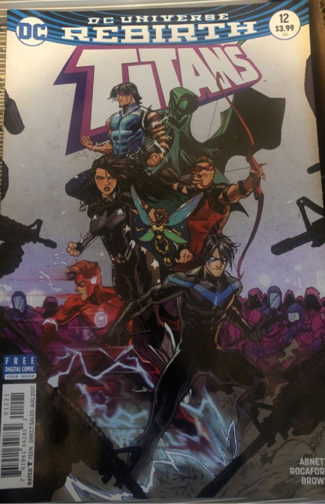 Titans - DC Comics (12 - Aug 2017) comic book collectible [Barcode 76194126614502411] - Main Image 2