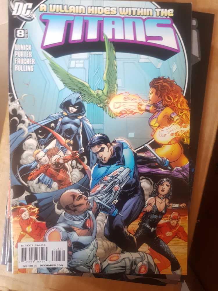 Titans - DC (8 - Feb 2009) comic book collectible [Barcode 76194126614500811] - Main Image 2