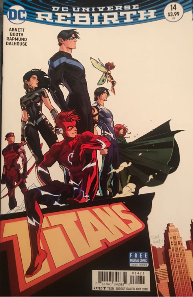 Titans (2016) - DC Comics (14 - Aug 2017) comic book collectible [Barcode 76194134283201421] - Main Image 1