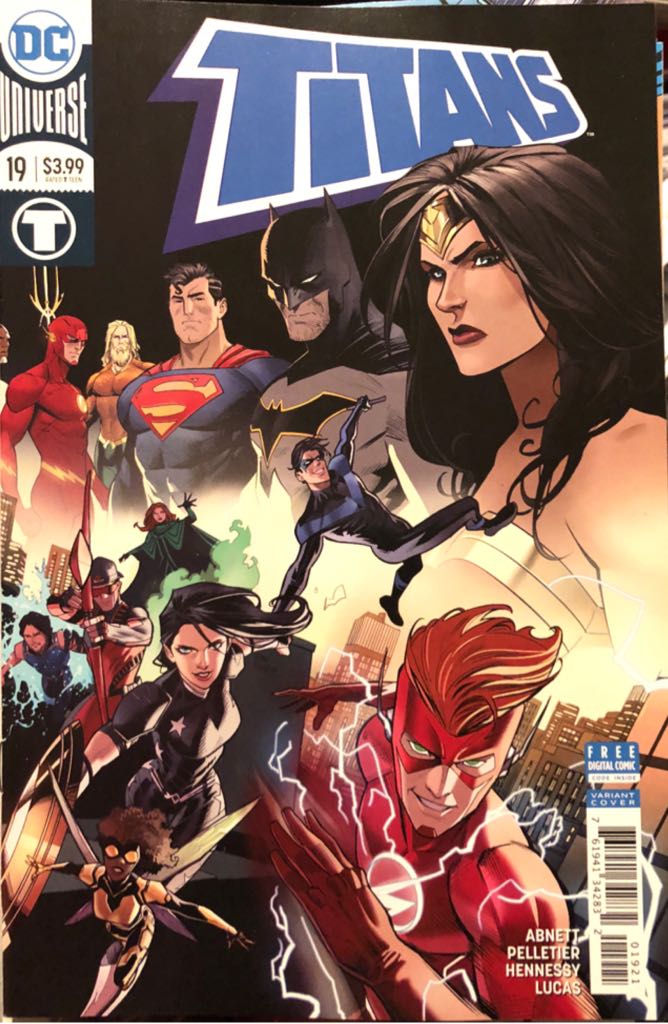 Titans - DC Comics (19 - Jan 2018) comic book collectible [Barcode 76194134283201921] - Main Image 1