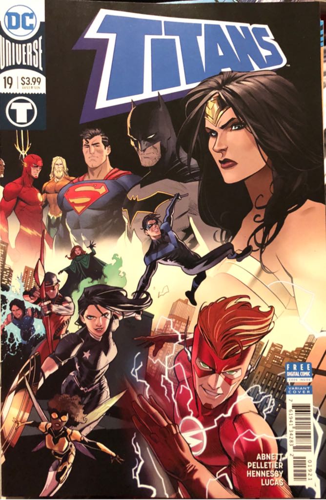 Titans (2016) - DC Comics (19 - Jan 2018) comic book collectible [Barcode 76194134283201921] - Main Image 1