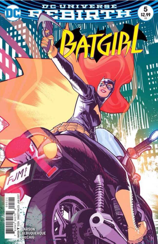 Batgirl - DC Comics (5 - 01/2017) comic book collectible [Barcode 76194134175000521] - Main Image 2