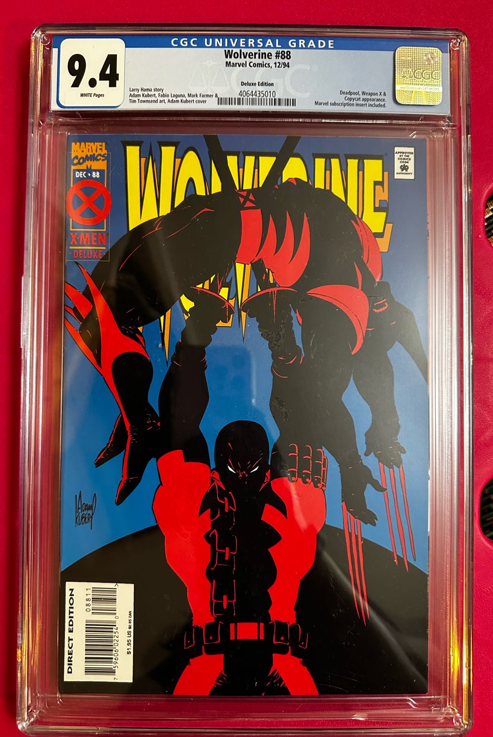 Wolverine - Marvel Comics (88 - Dec 1994) comic book collectible [Barcode 009281022541] - Main Image 3