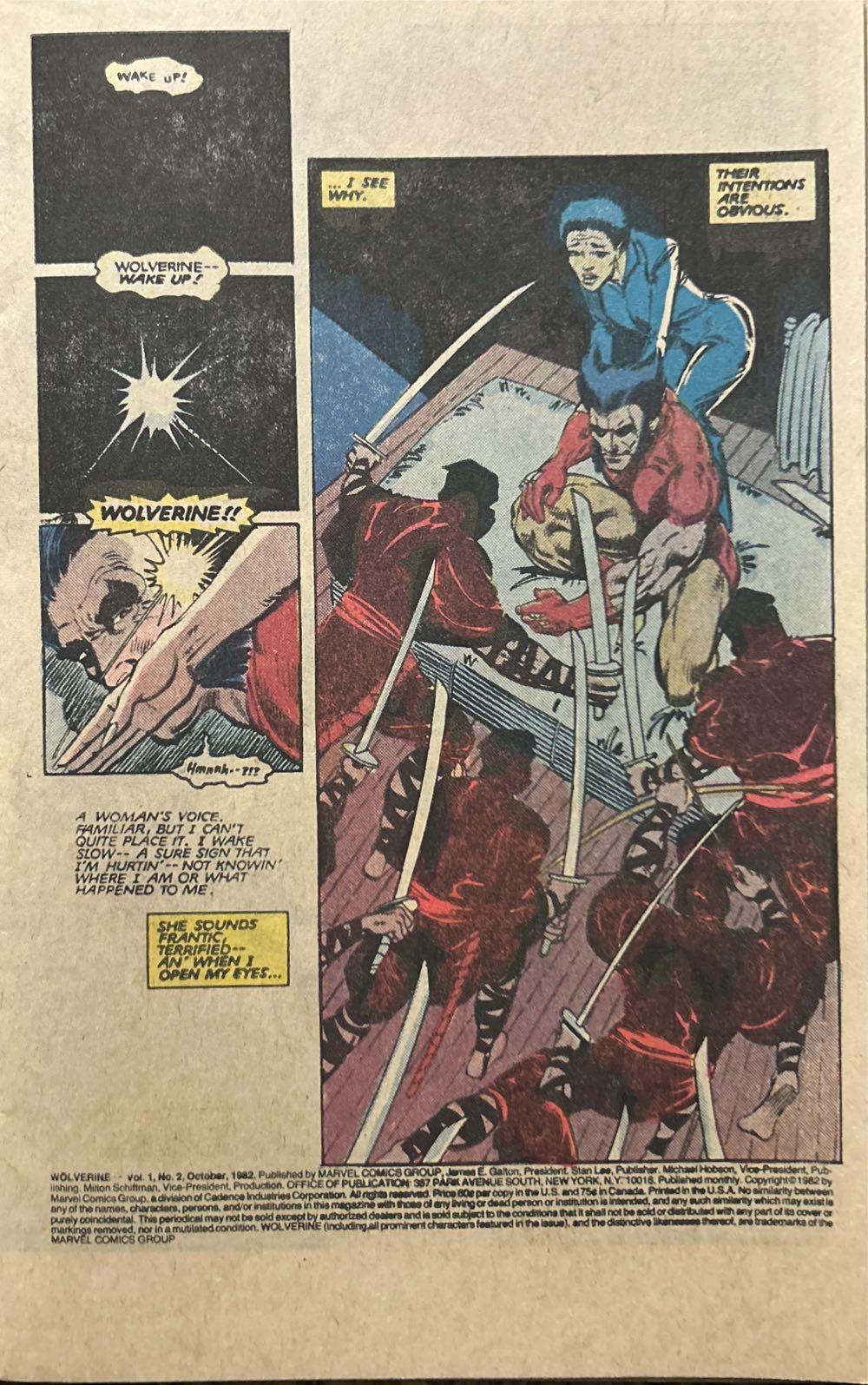 Wolverine - Marvel Comics (2 - Oct 1982) comic book collectible [Barcode 071486020653] - Main Image 3