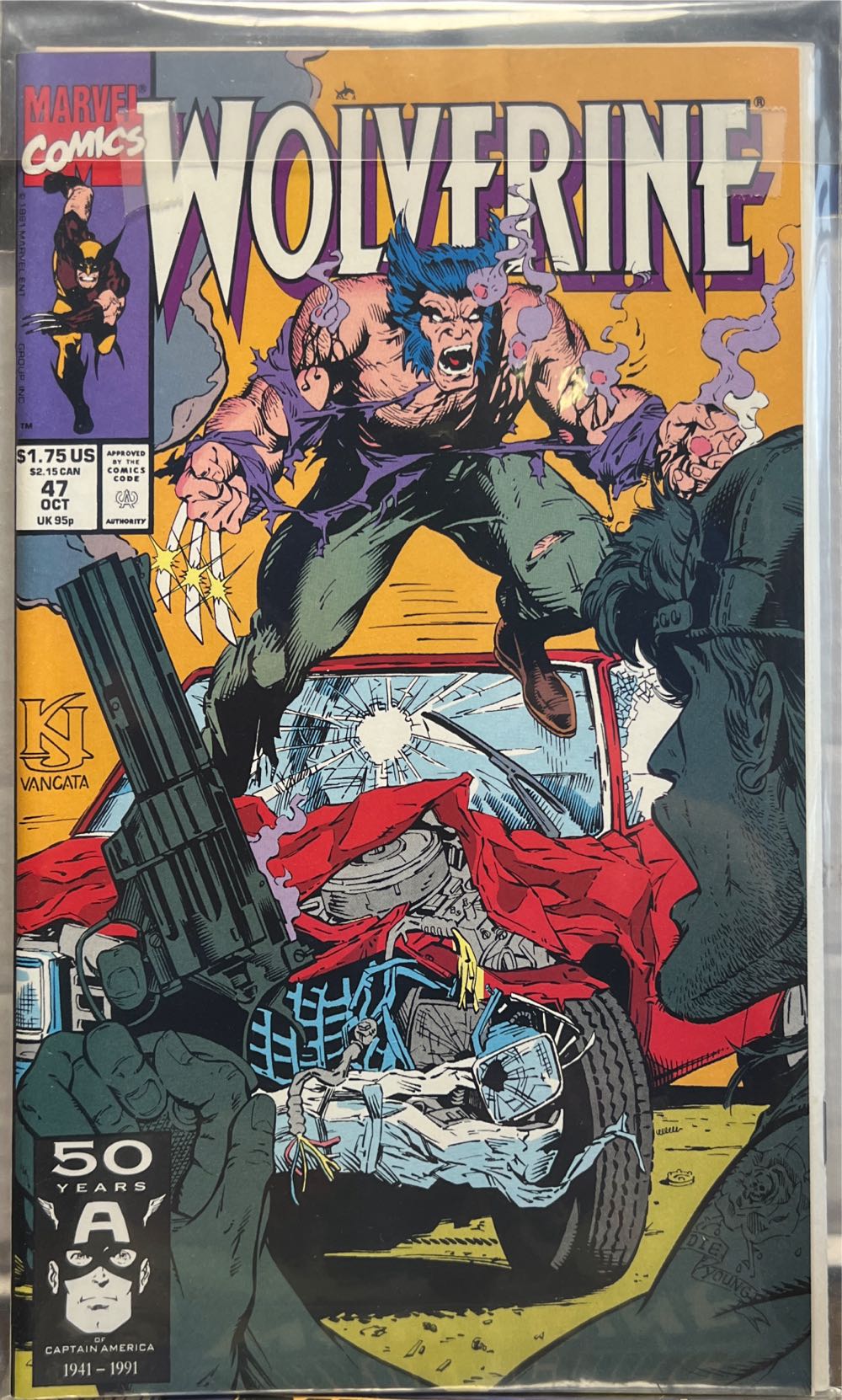 Wolverine - Marvel (46 - Sep 1991) comic book collectible [Barcode 071486022541] - Main Image 3