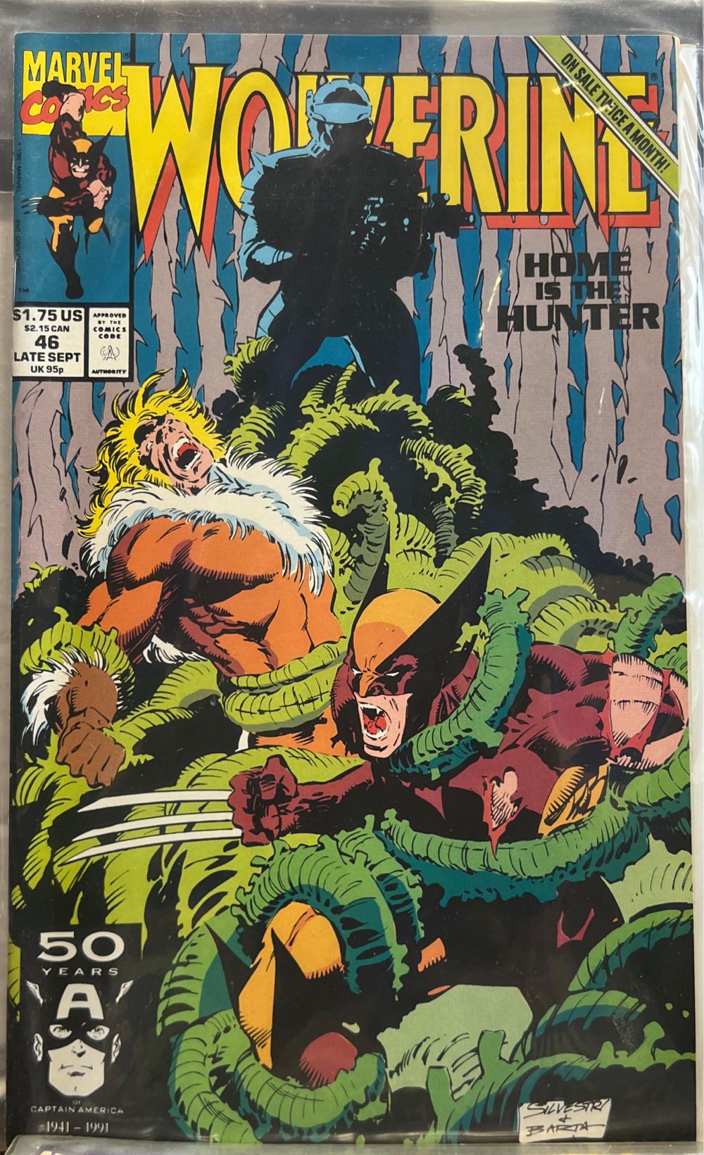 Wolverine - Marvel (46 - Sep 1991) comic book collectible [Barcode 071486022541] - Main Image 4