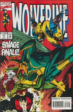Wolverine #71 - Marvel Comics Group (71 - Jul 1993) comic book collectible [Barcode 759606022540] - Main Image 1