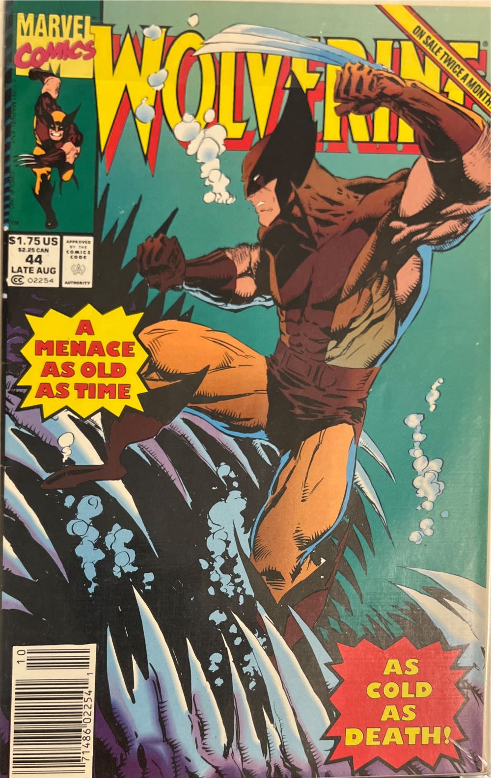 Wolverine - Marvel Comics (44 - Aug 1991) comic book collectible [Barcode 071486022541] - Main Image 3