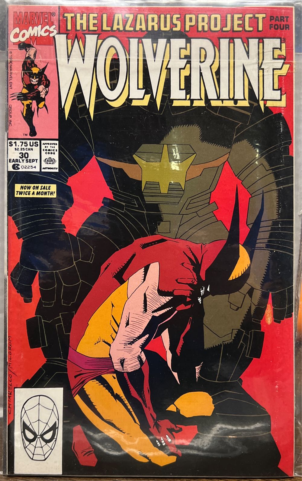 Wolverine - Marvel Comics (30 - Sep 1990) comic book collectible [Barcode 759606022540] - Main Image 3