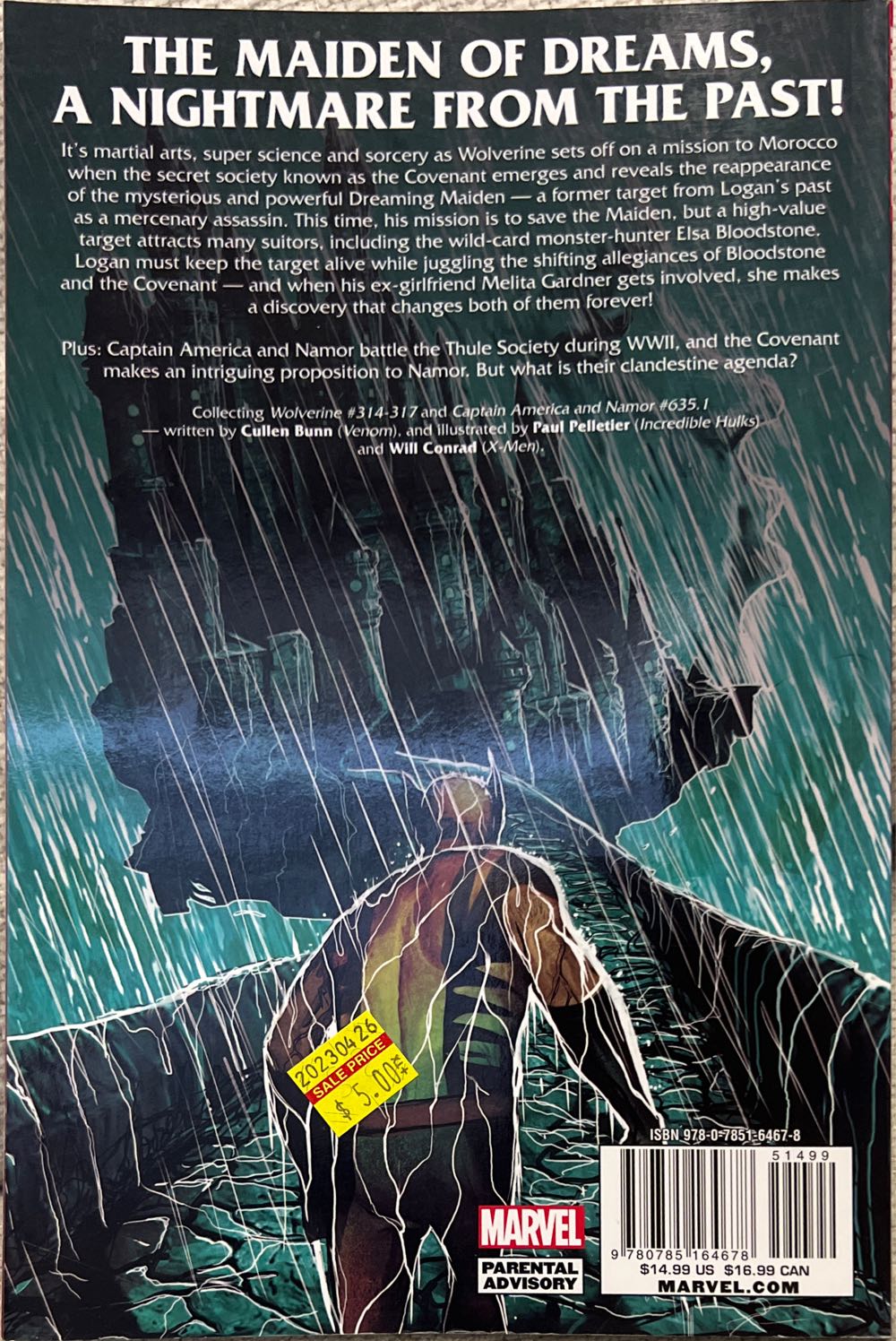 Wolverine: Covenant - Marvel Worldwide Inc (314 - Feb 2013) comic book collectible [Barcode 9780785164678] - Main Image 2