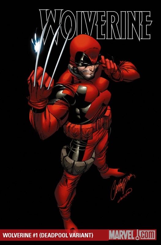 Wolverine 1 Deadpool Variant CGC 9.0  (1) comic book collectible [Barcode 759606071524] - Main Image 2