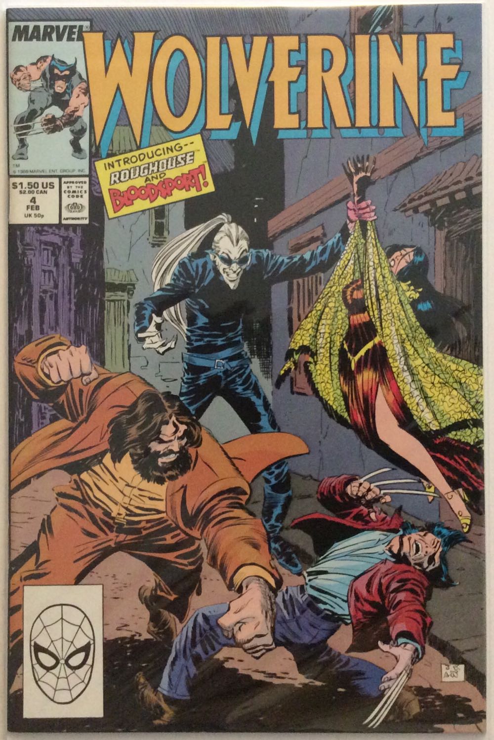 Wolverine vol. 2 - Marvel (4 - Feb 1989) comic book collectible [Barcode 071486022541] - Main Image 2