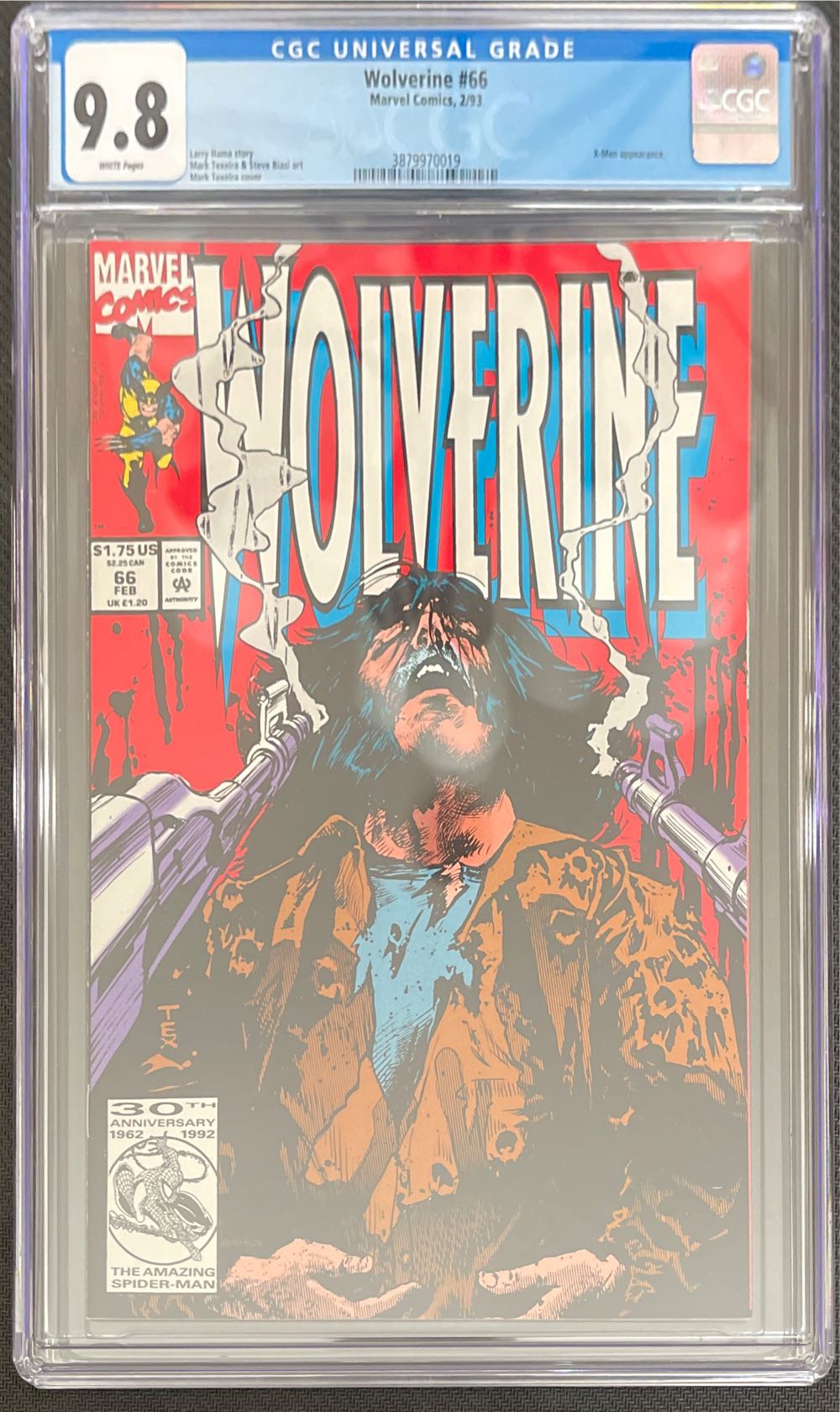 Wolverine #66 - Marvel Comics (66 - Feb 1993) comic book collectible [Barcode 000000000] - Main Image 3